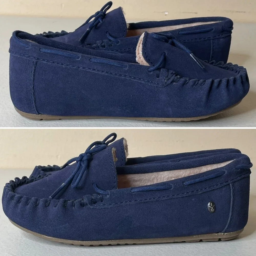 EMU Australia Amity Kids Youth Moccasin Slippers Size Kids 1